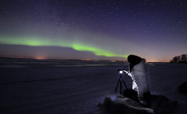 Pine Bay Aurora Escape | 3-Night Winter Holiday Adventure in Sweden Snowmobiling and Dog Sledding | Northern Lights Holiday Experts | Aurora Nights