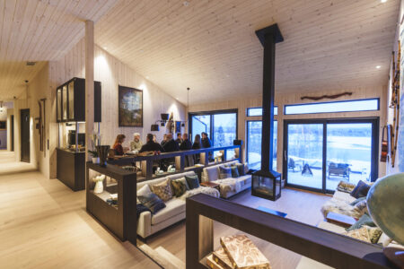 Villa Äng in Harads, Swedish Lapland.