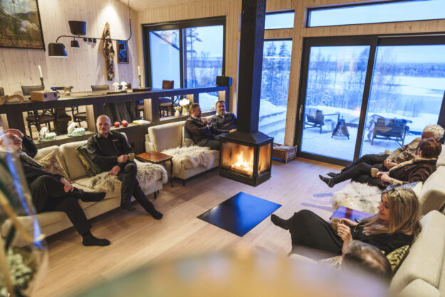 Villa Äng in Harads, Swedish Lapland.