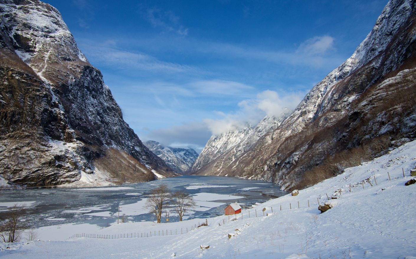 Winter in Nærøyfjord - Oslo Fjords