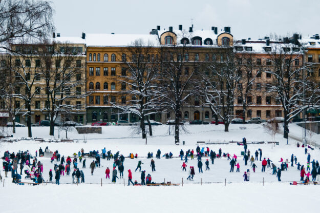 Ice Skating Stockholm Winter