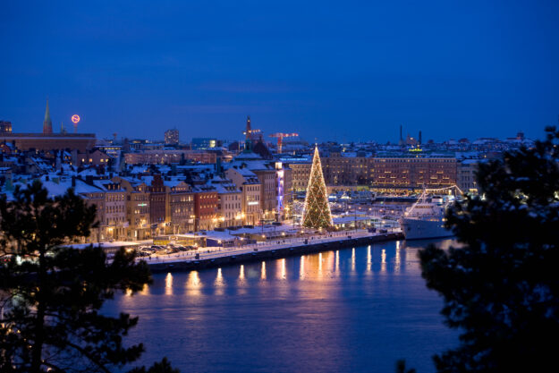 Skeppsbron Stockholm Christmas Winter