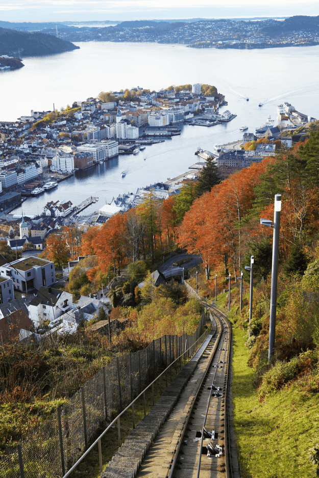 Fløibanen funicular Bergen